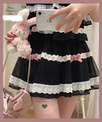 Lace Ribbon Lace Skirt