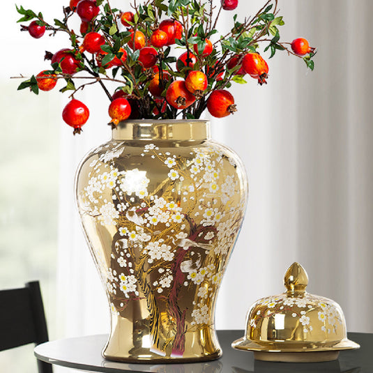 Lys luksus keramisk vase dekoration