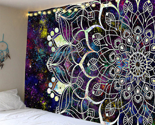 Mandala Series Printed Home Tapestry Wall Hanging Beach Towel Sitting Blanket