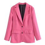 Autumn And Winter New European And American Style Fashion Single-breasted Suit Jacket For Women