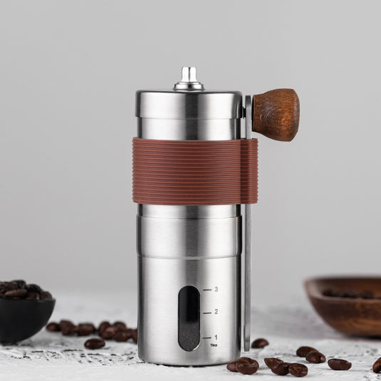 Stainless Steel Manual Grinding Portable Hand Coffee Machine