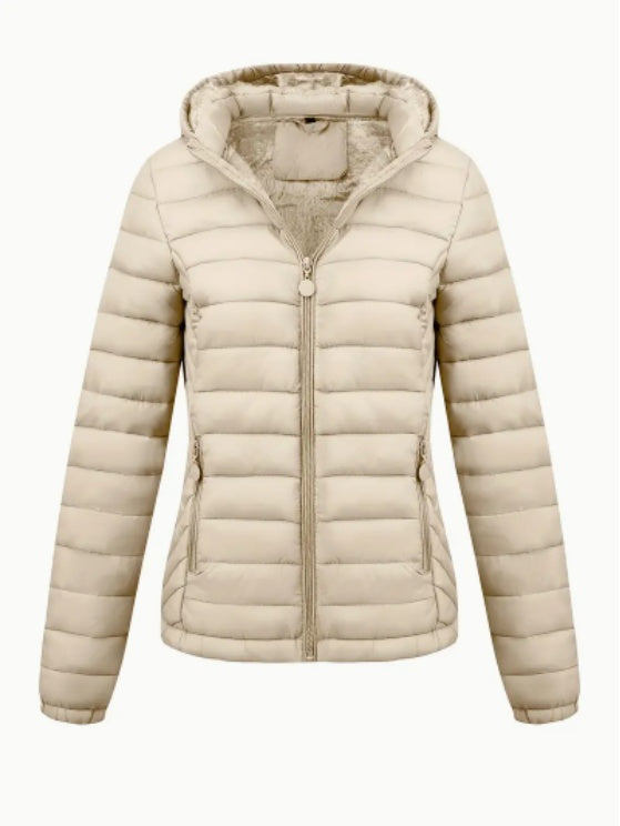 Women's Lightweight Hooded Winter Jacket - Grand Goldman