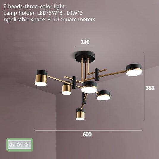 Nordic Chandelier Living Room Light Luxury Light