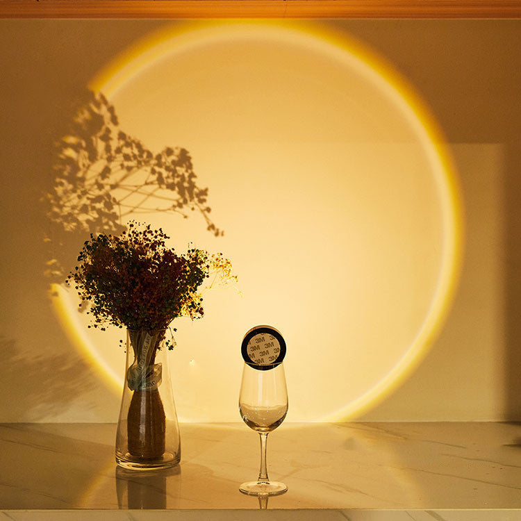 Led Lights Wireless Closet Kitchen Lights Under Furniture Battery Powered Sunset Nightlight Wall Lamp Bedroom Decoration Cabinet - Grand Goldman