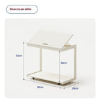 Solid Wood Side Table Living Room Home Removable Sofa Creative Mini Bedroom Bedside Multifunctional Storage