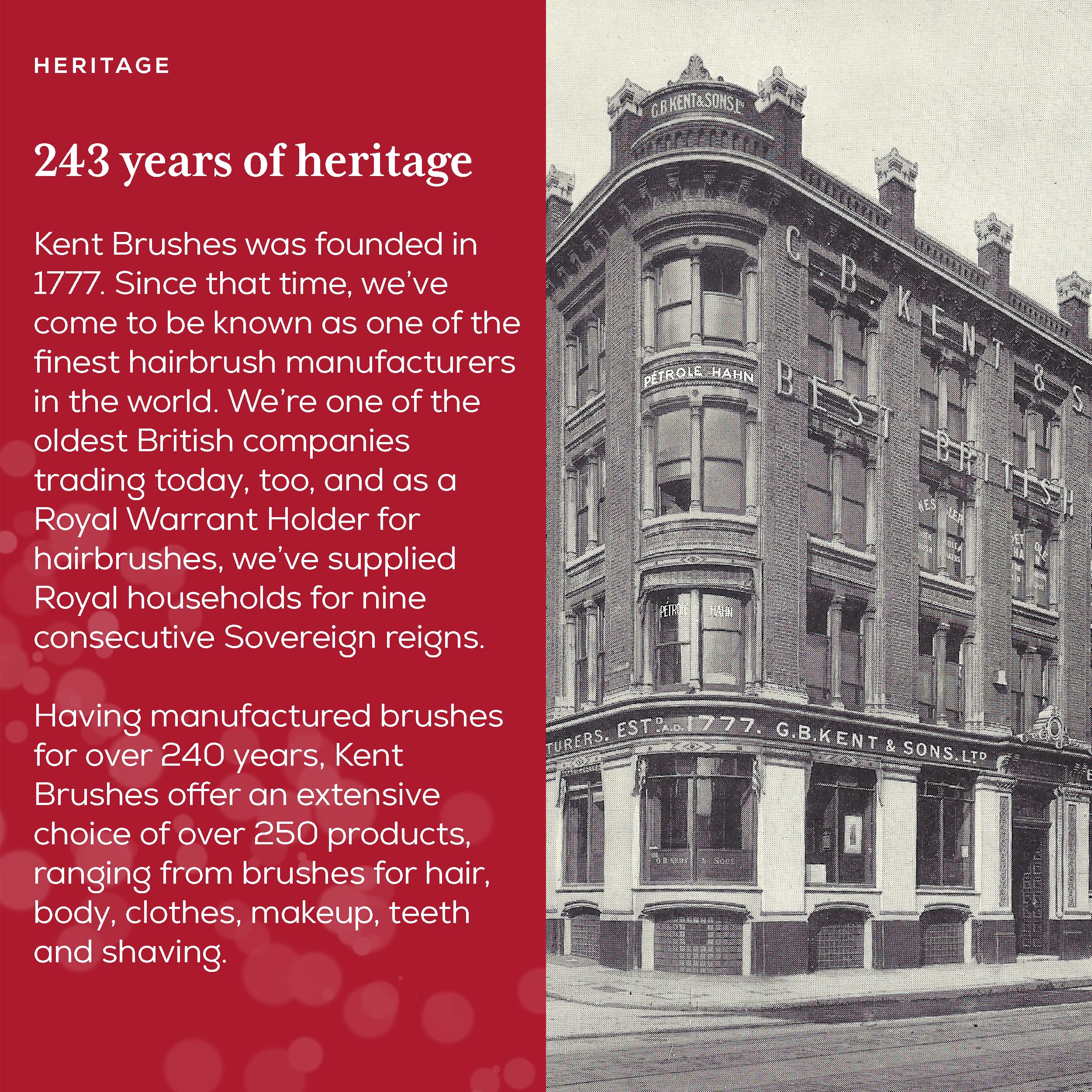 Exquisite Kent Fine Tail Comb -8T Hand-Made in England