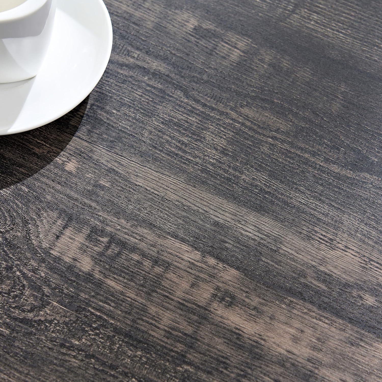 Farmhouse Coffee Table for Living Room, Wood Square Coffee Tables, 31.5" D x 31.5" W, Dark Rustic Oak