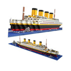 Titanic Model Building Block Set, Titanic Gifts, Titanic Toys with 1860 Pieces Micro Mini Blocks, DIY Bricks Toys for Adults