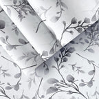 Orainege Gray Floral Wallpaper Peel and Stick Wallpaper Self Adhesive Floral Contact Paper Waterproof 17.7 in ×118.1 in Removable Wallpaper for Bedroom Bathroom Cabinets Decor - Grand Goldman