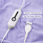 Coperta Elettrica Riscaldata 72"x84" Taglia Completa, Morbido Pile di Corallo con 4 Livelli di Riscaldamento e Spegnimento Automatico dopo 10 Ore, Lavabile in Lavatrice, Tessuto Morbido e Accogliente per la Casa, Grigio Scuro