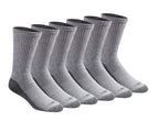 Dickies Men's Dri-Tech Original Moisture Control Crew Socks, Available in M-XXL (6, 12, 18 Pairs)