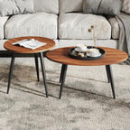 Set of 2 Coffee Table,Nesting Side Table, Living Room Sofa End Table