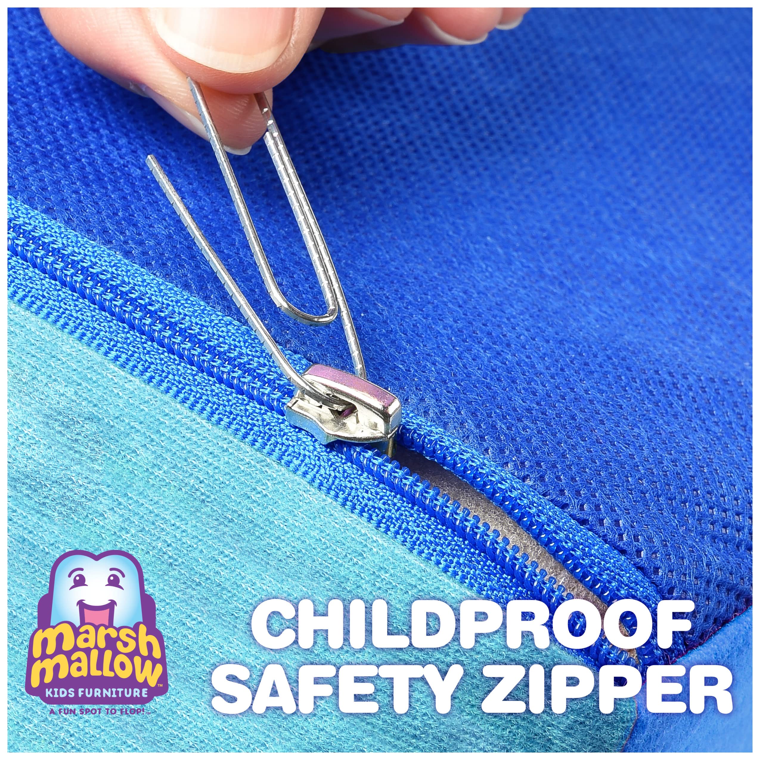 Meubles Marshmallow, canapé compressé en mousse 2-en-1 pour enfants à ouverture rabattable, Cars de Disney, multicolore