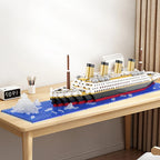 Titanic Model Building Block Set, Titanic Gifts, Titanic Toys with 1860 Pieces Micro Mini Blocks, DIY Bricks Toys for Adults