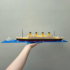 Titanic Model Building Block Set, Titanic Gifts, Titanic Toys with 1860 Pieces Micro Mini Blocks, DIY Bricks Toys for Adults