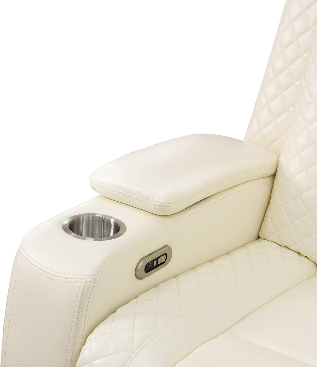 AJI Power Recliner Living Room Set with LED for Living Room, Dormitory, Guest House, Playroom, Airbnb,Apartment - Grand Goldman
