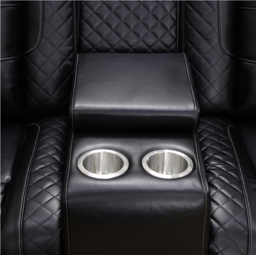 AJI Power Recliner Living Room Set with LED for Living Room, Dormitory, Guest House, Playroom, Airbnb,Apartment - Grand Goldman
