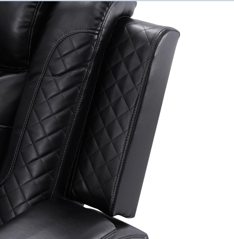 AJI Power Recliner Living Room Set with LED for Living Room, Dormitory, Guest House, Playroom, Airbnb,Apartment - Grand Goldman