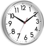 AKCISOT Wall Clock, Modern Small Wall Clocks Battery Operated 8 Inch, Silent Non-Ticking Analog Classic for Office, Home, Bathroom, Kitchen, Bedroom, School(Black) - Grand Goldman