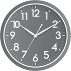 AKCISOT Wall Clock, Modern Small Wall Clocks Battery Operated 8 Inch, Silent Non-Ticking Analog Classic for Office, Home, Bathroom, Kitchen, Bedroom, School(Black) - Grand Goldman