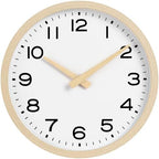 AKCISOT Wall Clock, Modern Small Wall Clocks Battery Operated 8 Inch, Silent Non-Ticking Analog Classic for Office, Home, Bathroom, Kitchen, Bedroom, School(Black) - Grand Goldman