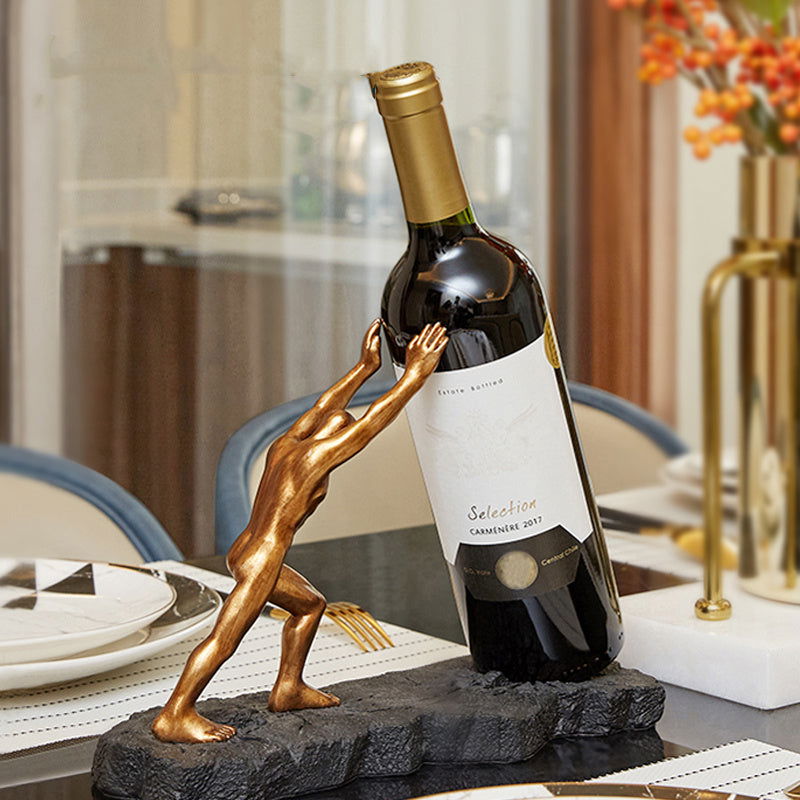 ATLAS Pusher Strongman Grape Wine Rack for Table & Kitchen Decoration ...