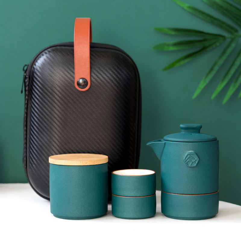 A three-cup kung fu tea set - Grand Goldman