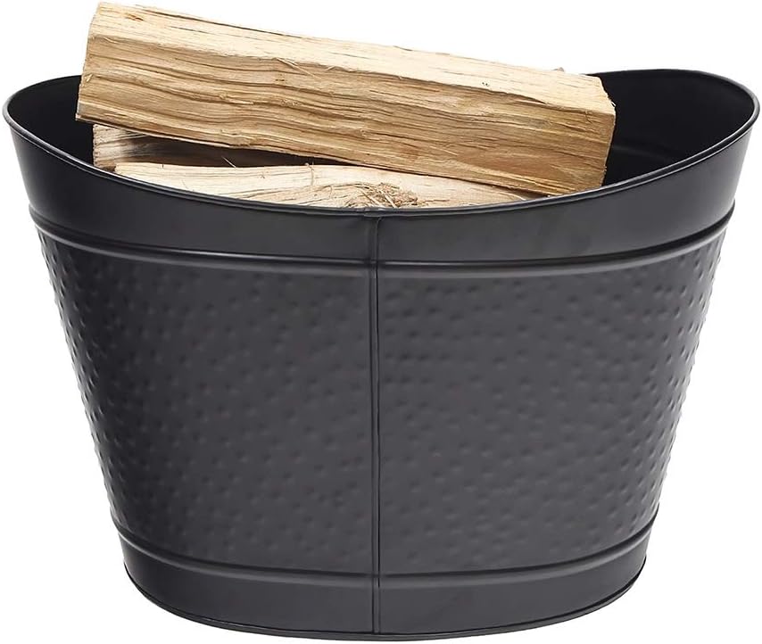 Achla Designs Black Oval Galvanized Steel Tub - Grand Goldman