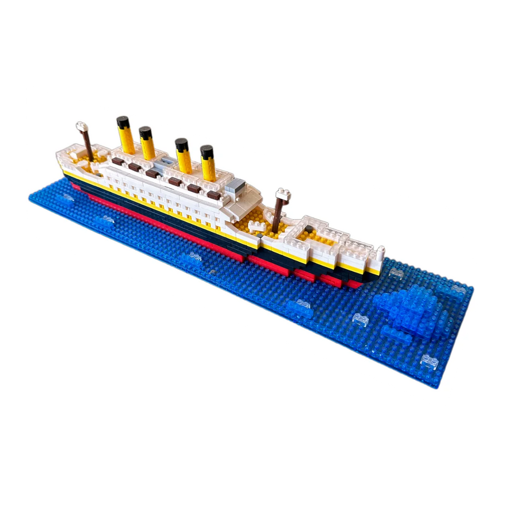 Titanic Model Building Block Set, Titanic Gifts, Titanic Toys with 1860 Pieces Micro Mini Blocks, DIY Bricks Toys for Adults