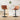 Adjustable Bar Stools Set of 2, Mid Century Modern Swivel Bar Stools, Industrial Bar Height Stools with Back Support Counter Height Bar Chairs Pu Leather Bar Stool for Kitchen Island Rustic Barstools - Grand Goldman