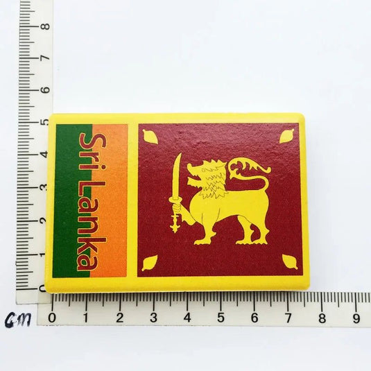 Afghanistan Sri Lanka Flag fridge magnets South Asia Tourism Souvenir Crafts Collection Gift Ceramic Refrigerator Magnets Decor - Grand Goldman