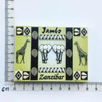 Africa Tanzania Zanzibar Fridge Magnets Sticker Hakuna Matata Cultural Tourism Arts and Crafts  Magnetic Refrigerator Paste - Grand Goldman