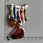 Africa Tanzania Zanzibar Fridge Magnets Sticker Hakuna Matata Cultural Tourism Arts and Crafts  Magnetic Refrigerator Paste - Grand Goldman