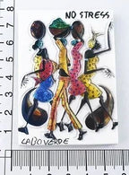 Africa Tanzania Zanzibar Fridge Magnets Sticker Hakuna Matata Cultural Tourism Arts and Crafts  Magnetic Refrigerator Paste - Grand Goldman