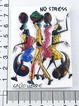 Africa Tanzania Zanzibar Fridge Magnets Sticker Hakuna Matata Cultural Tourism Arts and Crafts  Magnetic Refrigerator Paste - Grand Goldman