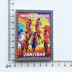 Africa Tanzania Zanzibar Fridge Magnets Sticker Hakuna Matata Cultural Tourism Arts and Crafts  Magnetic Refrigerator Paste - Grand Goldman