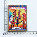 Africa Tanzania Zanzibar Fridge Magnets Sticker Hakuna Matata Cultural Tourism Arts and Crafts  Magnetic Refrigerator Paste - Grand Goldman