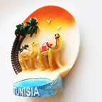 Africa Tunisia Tourist Fridge Magnets Camel Resin Tunis Tourism Memorial Decorative Handicrafts Magnets for Refrigerator Gifts - Grand Goldman