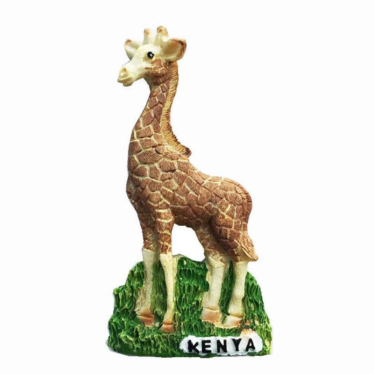 Africa Kenya Animal Fridge Magnet Tourism Souvenir Home Decore Hand Painting Crafts Giraffe Refrigerator Magnet Stickers Gift - Grand Goldman