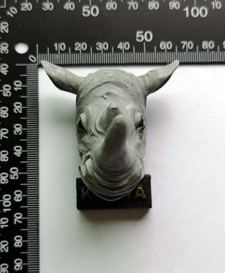 African Kenya 3d Resin Fridge Magnets Tourism Souvenir Rhinoceros Elephant Lion Giraffe Leopard Cape Buffalo Magnet Decorative - Grand Goldman