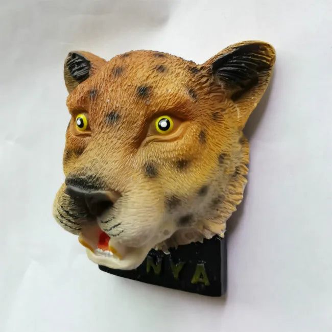 African Kenya 3d Resin Fridge Magnets Tourism Souvenir Rhinoceros Elephant Lion Giraffe Leopard Cape Buffalo Magnet Decorative - Grand Goldman