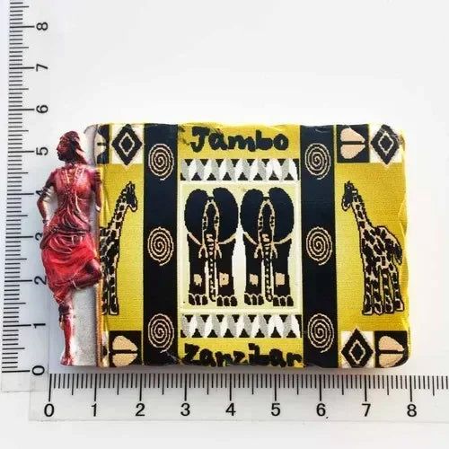 African Tanzania Fridge Magnet City Landscape Tourist Souvenirs Magnet Refrigerator Stickers Collection Gifts Home Decorations - Grand Goldman
