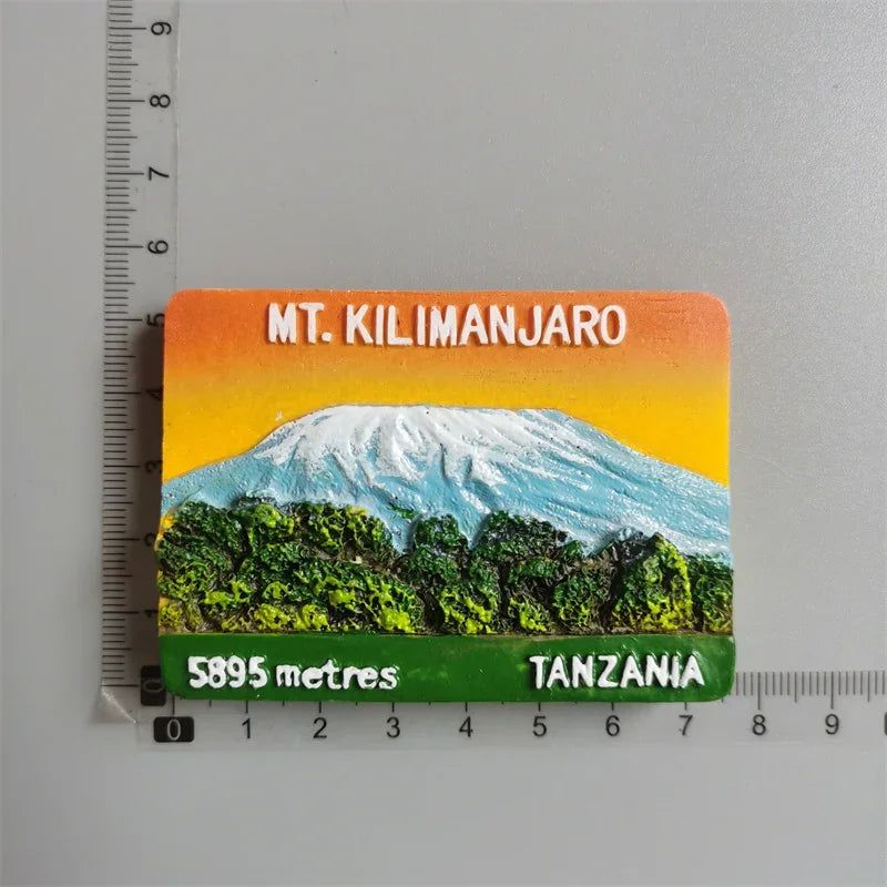 African Tanzania Fridge Magnet City Landscape Tourist Souvenirs Magnet Refrigerator Stickers Collection Gifts Home Decorations - Grand Goldman