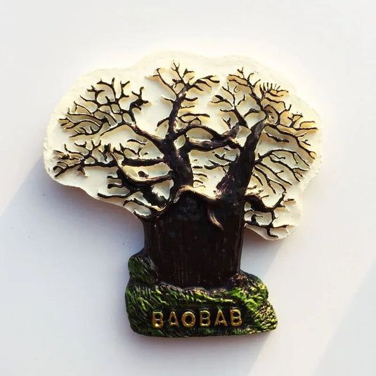 African Baobab Tree Fridge Magnets Tourism Souvenir Decoration Refrigerator Magnetic Stickers Home Decor - Grand Goldman