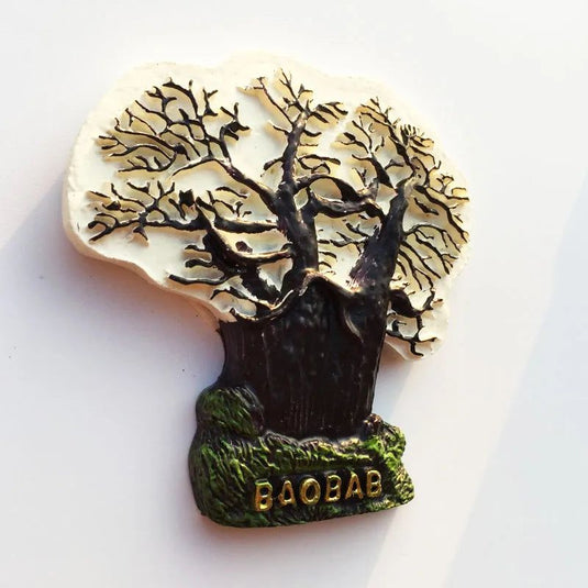 African Baobab Tree Fridge Magnets Tourism Souvenir Decoration Refrigerator Magnetic Stickers Home Decor - Grand Goldman