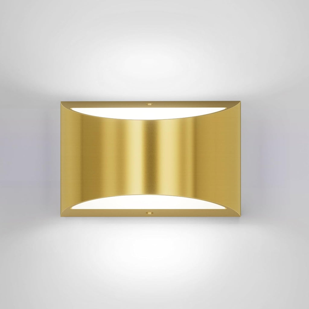 Aipsun Black Modern LED Wall Sconce Indoor Wall Lights 1 Pack Hardwired Up and Down Wall Mount Light for Living Room Bedroom Hallway Corridor Conservatory Warm White 3000K(with G9 Bulbs) - Grand Goldman
