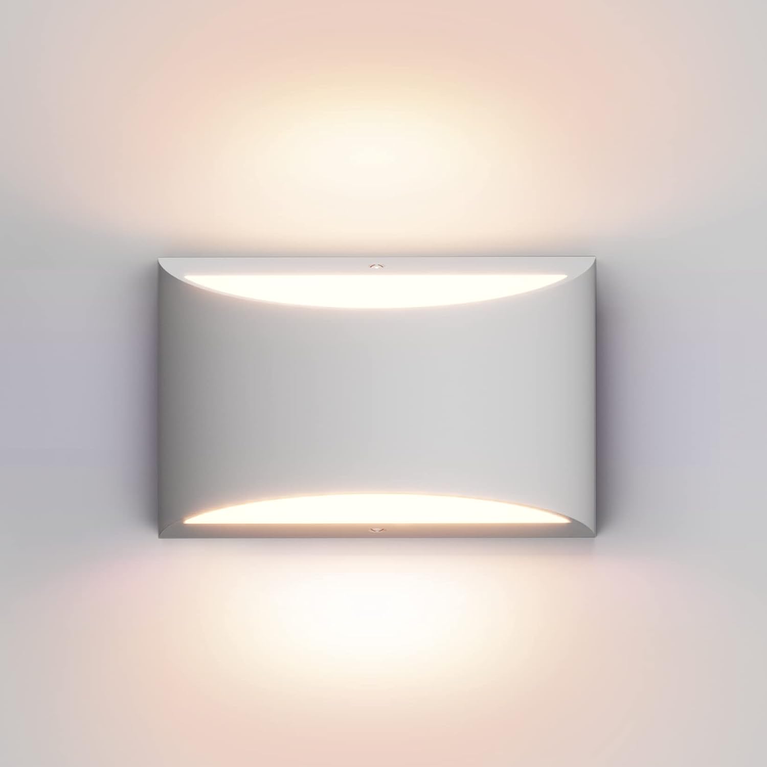 Aipsun Black Modern LED Wall Sconce Indoor Wall Lights 1 Pack Hardwired Up and Down Wall Mount Light for Living Room Bedroom Hallway Corridor Conservatory Warm White 3000K(with G9 Bulbs) - Grand Goldman