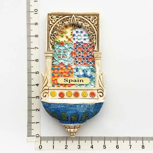 Alhambra Palace Granada Spain Magnet Refrigerator Sticker Spain Mirror Decorative Arts Crafts Travel Souvenir Collection Decor - Grand Goldman