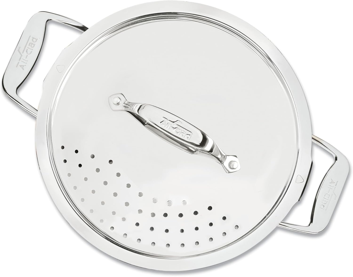 All-Clad Simply Strain Stainless Steel Multipot with Straining Lid, 6-Quart, Induction, Oven Broiler Safe 600F, Strainer, Pasta Strainer with Handle, Steamer Pot, Cookware, Home, Pots and Pans, Silver - Grand Goldman