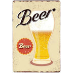 All You need is Beer Metal Tin Signs Beer Cups Posters Plate Wall Decoration for Bars Man Cave Cafe Clubs Retro Posters Plaque - Grand Goldman